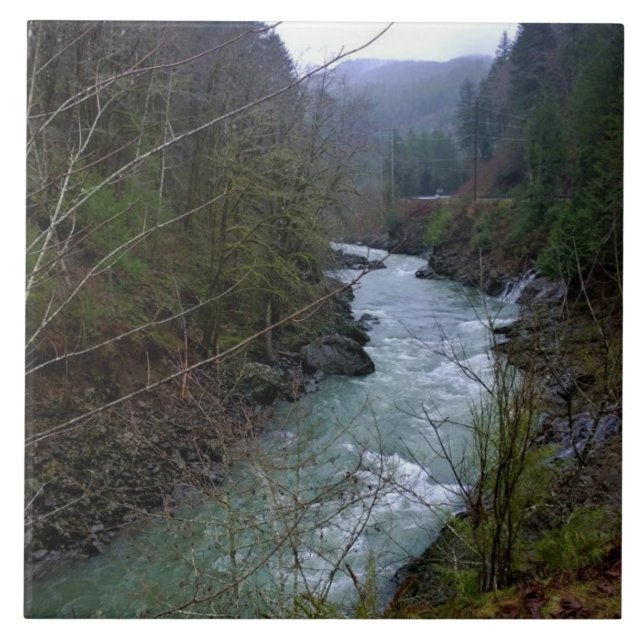 Wilson River, OR Kakelplatta (Framsidan)