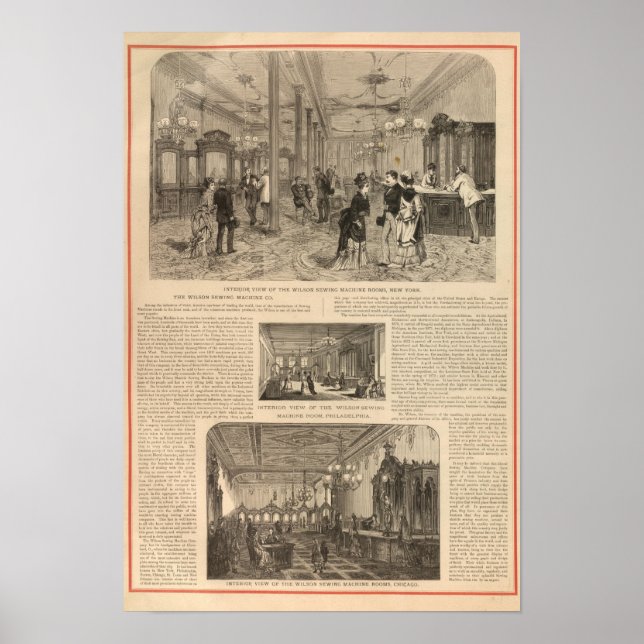 Wilson Sewing Maskin Company Poster (Framsidan)