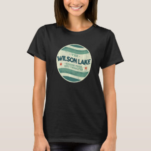 Wilson Sjö Shark Free and Unsalted Camping Kansas T Shirt