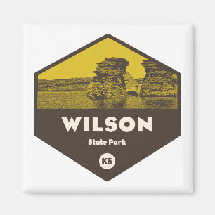 Wilson State Park Kansas Magnet