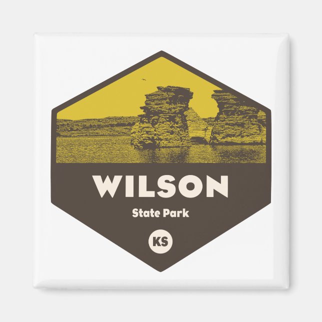 Wilson State Park Kansas Magnet (Framsidan)
