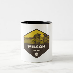 Wilson State Park Kansas Två-Tonad Mugg