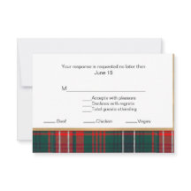 Wilson Tartan Play Bröllop OSA Card 2