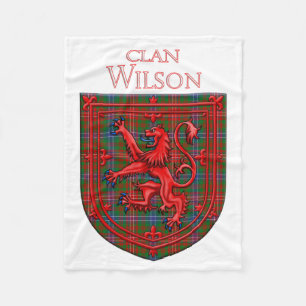 Wilson Tartan Scottish Play Lejonare Rampant Fleecefilt