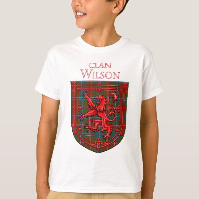 Wilson Tartan Scottish Play Lejonare Rampant T Shirt (Framsida)