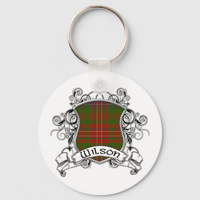 Wilson Tartan Shield Nyckelring (Framsida)