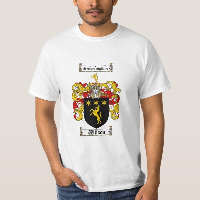 Wilson vapensköldT-tröja Tee Shirt (Framsida)