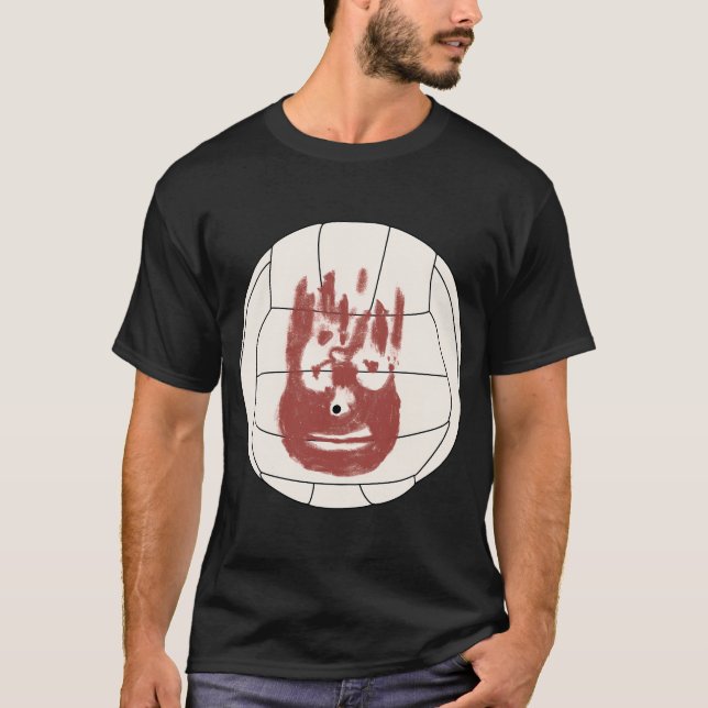 Wilson Volleyball är en vän till T Shirt (Framsida)