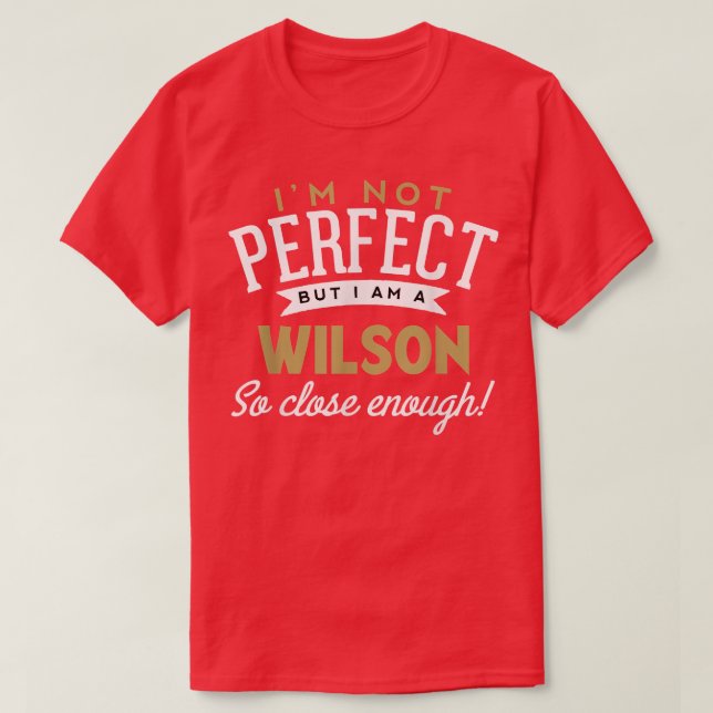 Wilson Wilson Namn T Shirt (Design framsida)