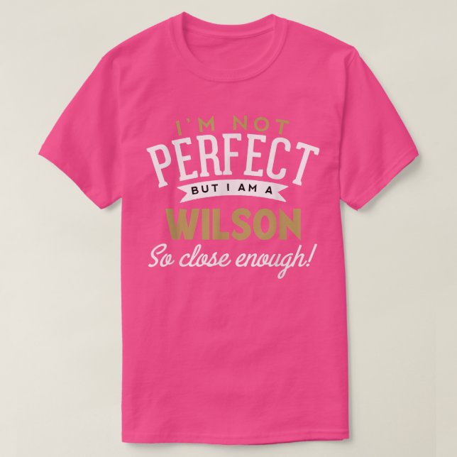 Wilson Wilson Namn T Shirt (Design framsida)