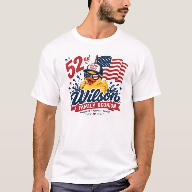 Wilson's 52:a familjesammankomst  t shirt (Framsida)