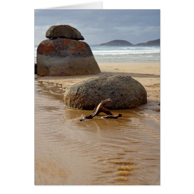 Wilson's Prom Whiskey Beach Hälsningskort (Framsidan)