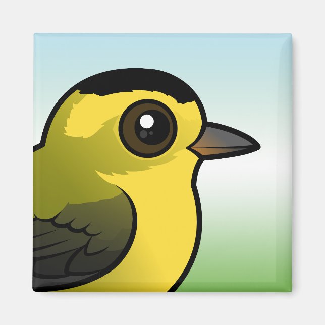 Wilson's Warbler Magnet (Framsidan)