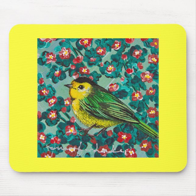 Wilson's Warbler Musmatta (Framsidan)