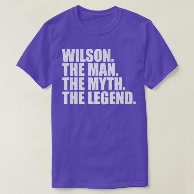 WilsonWilson Namn Wilson gav namn T Shirt (Design framsida)