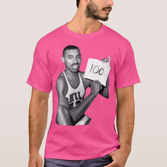 Wilt Chamberlain 100-punktsspel T Shirt (Framsida)