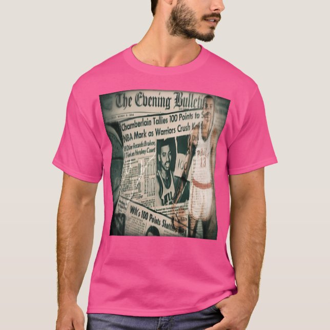 Wilt Chamberlain T Shirt (Framsida)