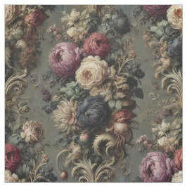 Wilted Vigil - Gothic Påstående Tile Tyg