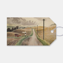 Wiltshire Ligcape (av Eric Ravilious) Presentetikett