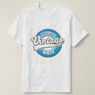 Wiltz Luxembourg retro logotyp T Shirt