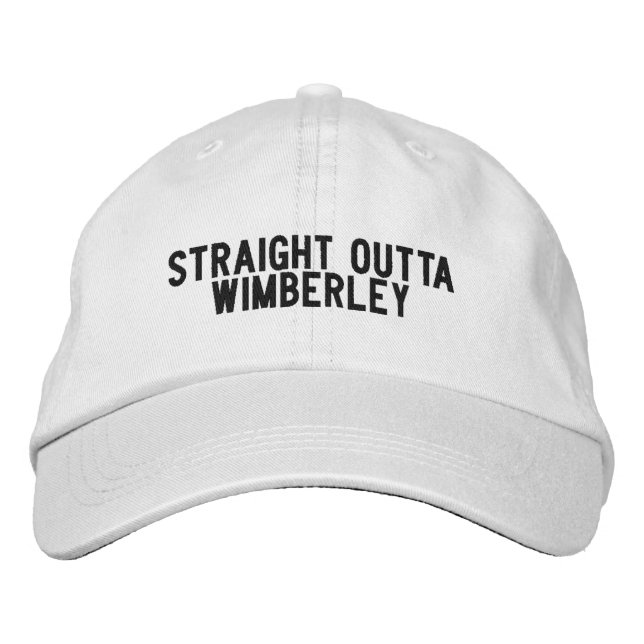 WIMBERLEY TEXAS Hatt Broderad Keps (Framsida)