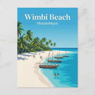 Wimbi Beach Moçambique Vykort