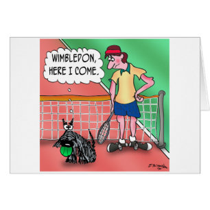Wimbledon här kommer jag hälsningskort
