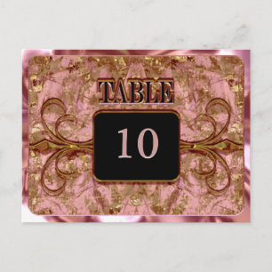 Wimbley Victorian Bordsnummer Card