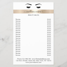 Wimpern Augenbrauen Flyer