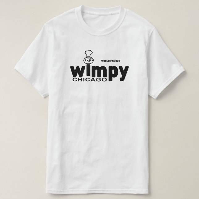 Wimpy Grills Restaurants, Chicago, Illinois T Shirt (Design framsida)