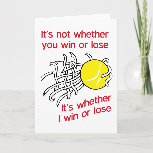 Win eller Lose Tennis Kort (Framsida)