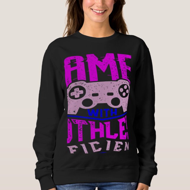 WIN GAMES WITH RUTHLESS EFFICIENCY  Gaming T Shirt (Framsida)