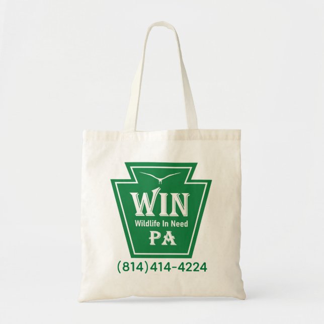 WIN logo tote Tygkasse (Framsidan)