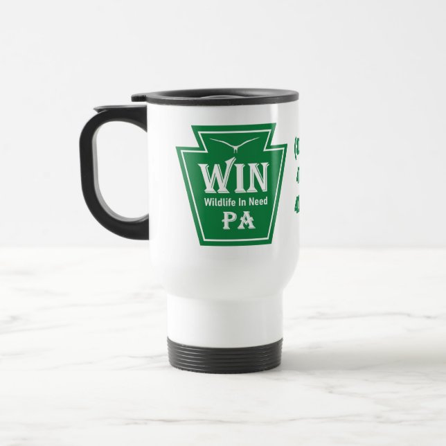 WIN Logo Travel Mug Resemugg (Vänster)