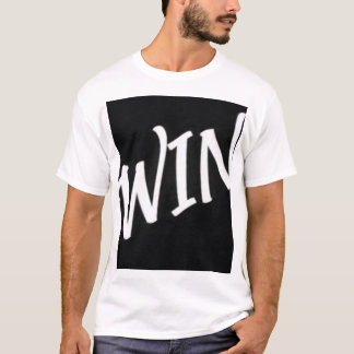 WIN Motivations-T-Shirt med typografi T Shirt