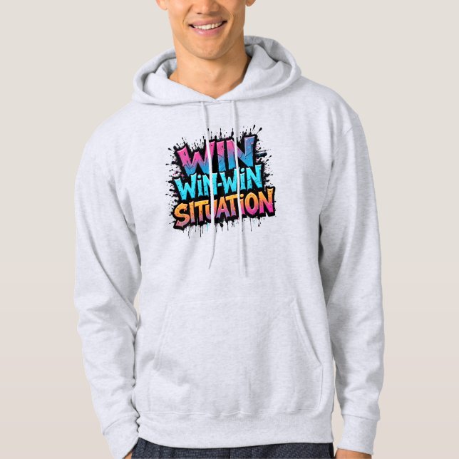 Win-Win Situation T-Shirt Hoodie (Framsida)