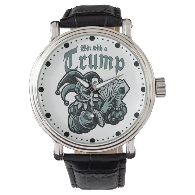 Win With A Trump - Gewinne mit einem Trumpf Armbandsur (Framsida)