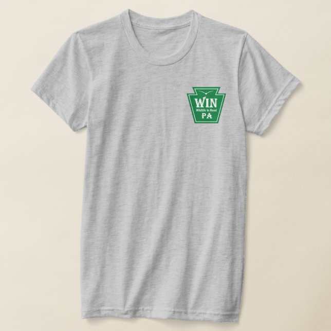 WIN Women’s Logo tee w/ QR code (Laydown)