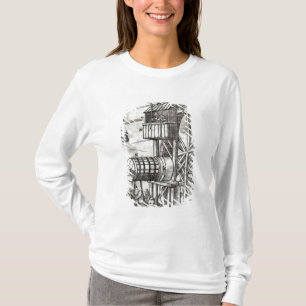 Winch för att få vatten från ett min t-shirt