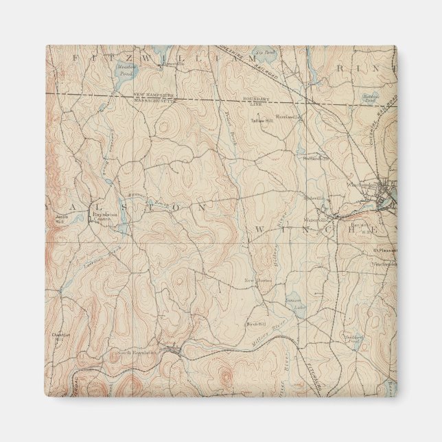 Winchendon, Massachusetts Magnet (Framsidan)