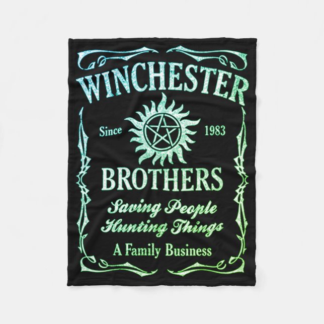 Winchester Brothers sedan 1983 ( Leafgreen ) Fleecefilt (Framsidan)