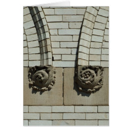 Winchester Carved Rosettes Hälsningskort