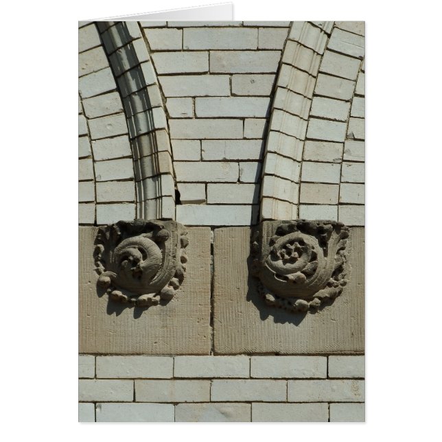 Winchester Carved Rosettes Hälsningskort (Framsidan)