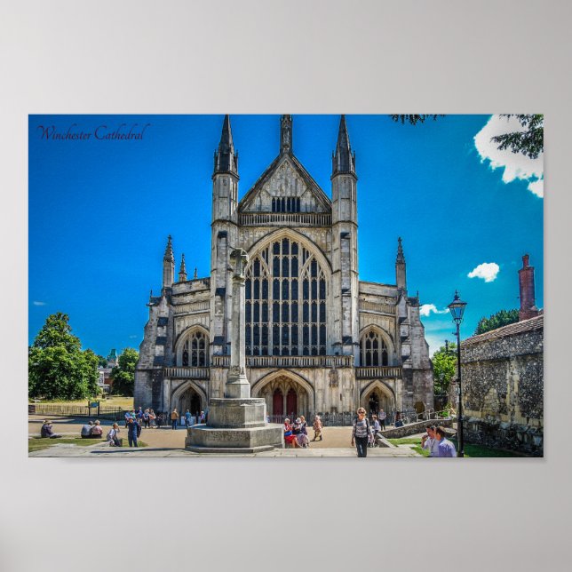 Winchester Cathedral England Poster (Framsidan)