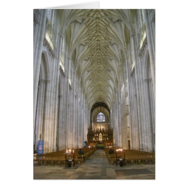 Winchester Cathedral Hälsningskort (Framsidan)