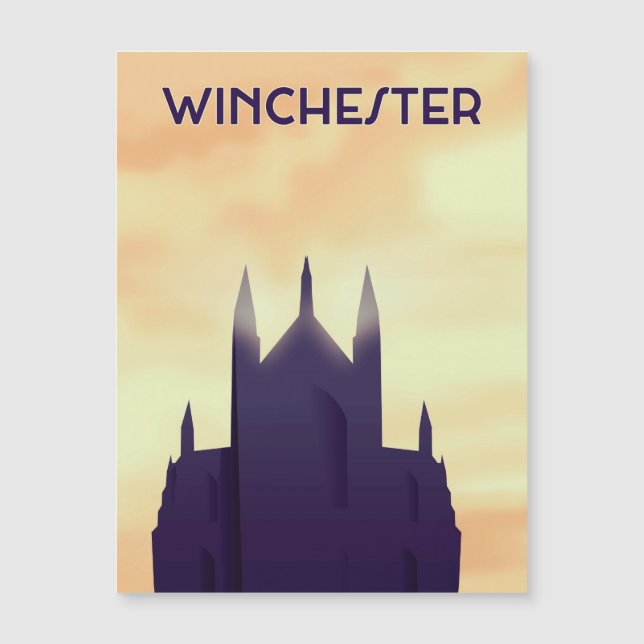 Winchester Cathedral-reseaffisch poster utskrift (Framsida)