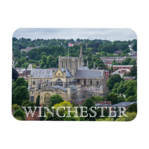 Winchester Cathedral view-kylmagnet Magnet