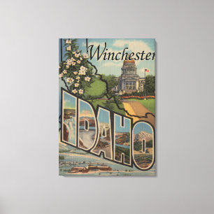 Winchester Idaho - stora brevplatser Canvastryck