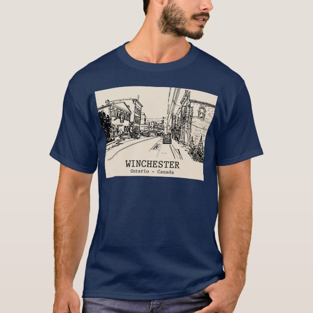 Winchester - Ontario - grafik T Shirt (Framsida)