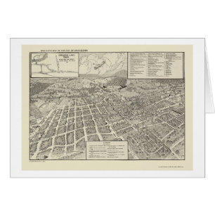Winchester panorama- karta för VA - 1926 Hälsningskort
